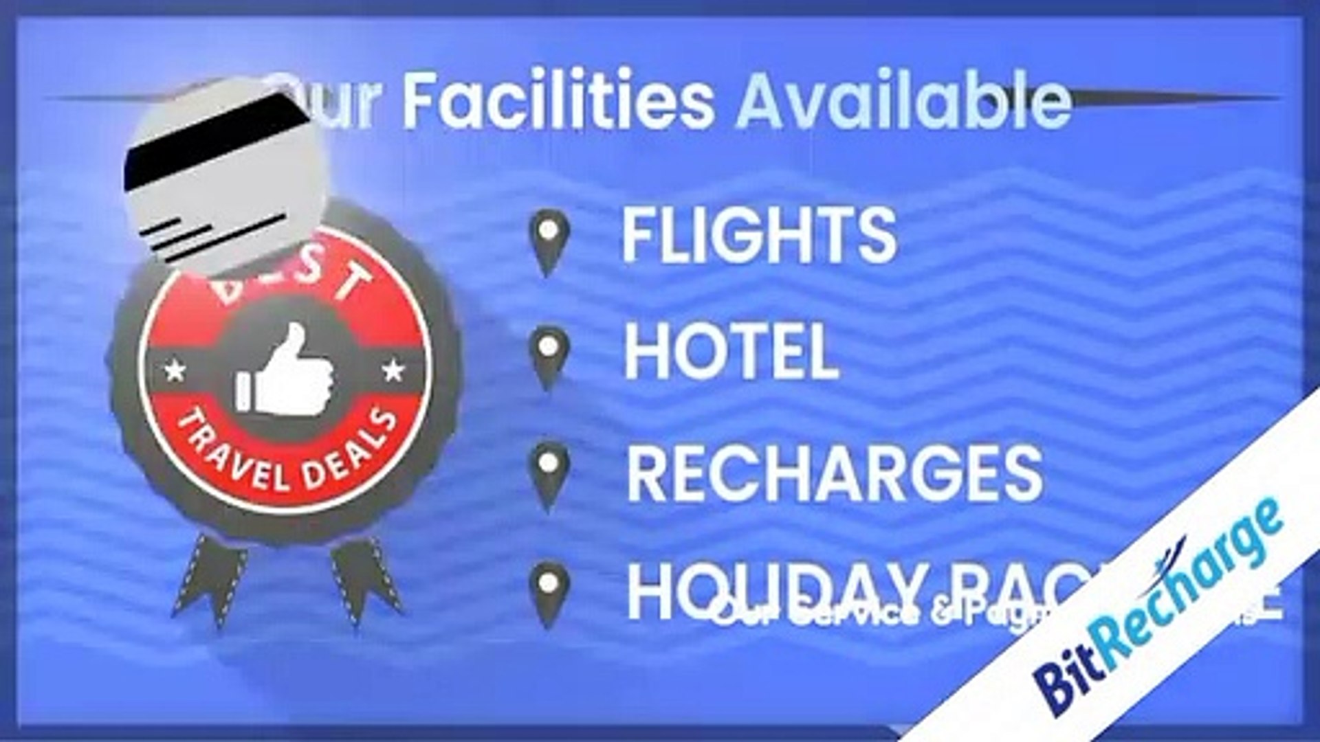 Bitrecharge - Cryptocurrency travel booking