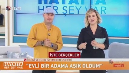 Canlı Yayında Evli Adamla Birlikte Olduğunu Söyleyen Kadın İzleyici