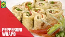 Super easy Pepperoni Wraps | Quick Recipe | Masala TV