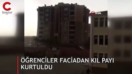 Öğrenciler faciadan kıl payı kurtuldu