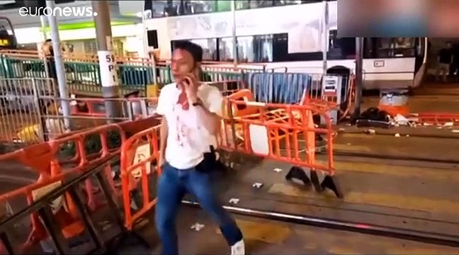 المظاهرات الاحتجاجية تشلّ هونغ كونغ ورئيسة السلطة التنفيذية تدين مثيري الشغب