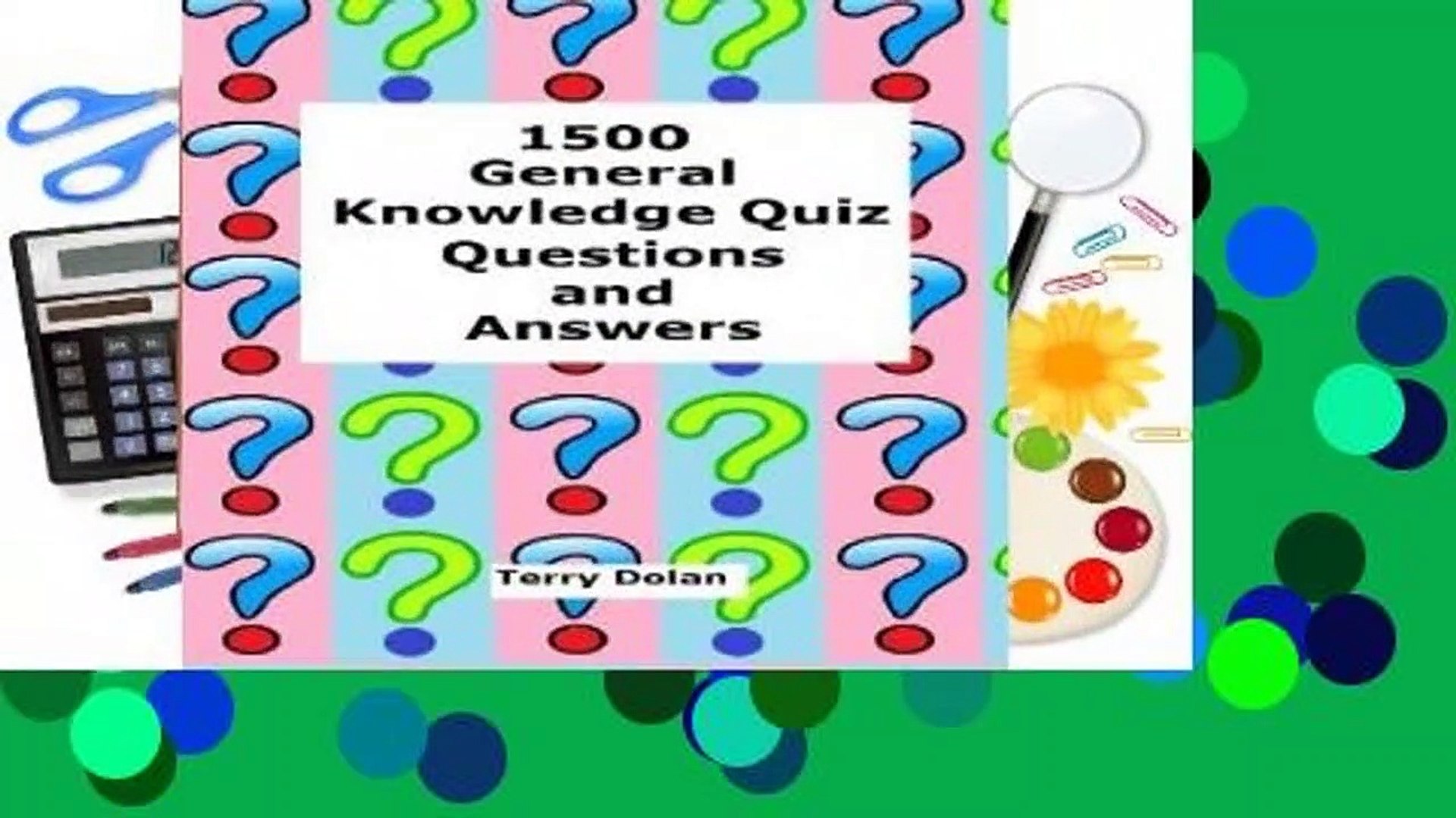 Games 1500 General Knowledge Quiz Questions And Answers Board