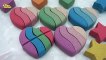 DIY How To Make Slime Kinetic Sand Alien Rainbow Cake Learn Colors