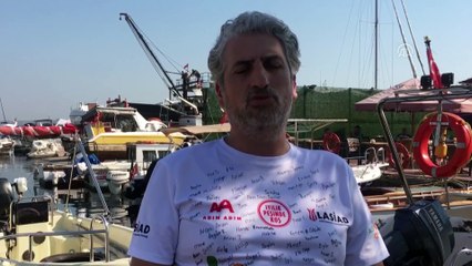 ALS'ye dikkati çekmek için koşuyor - İSTANBUL