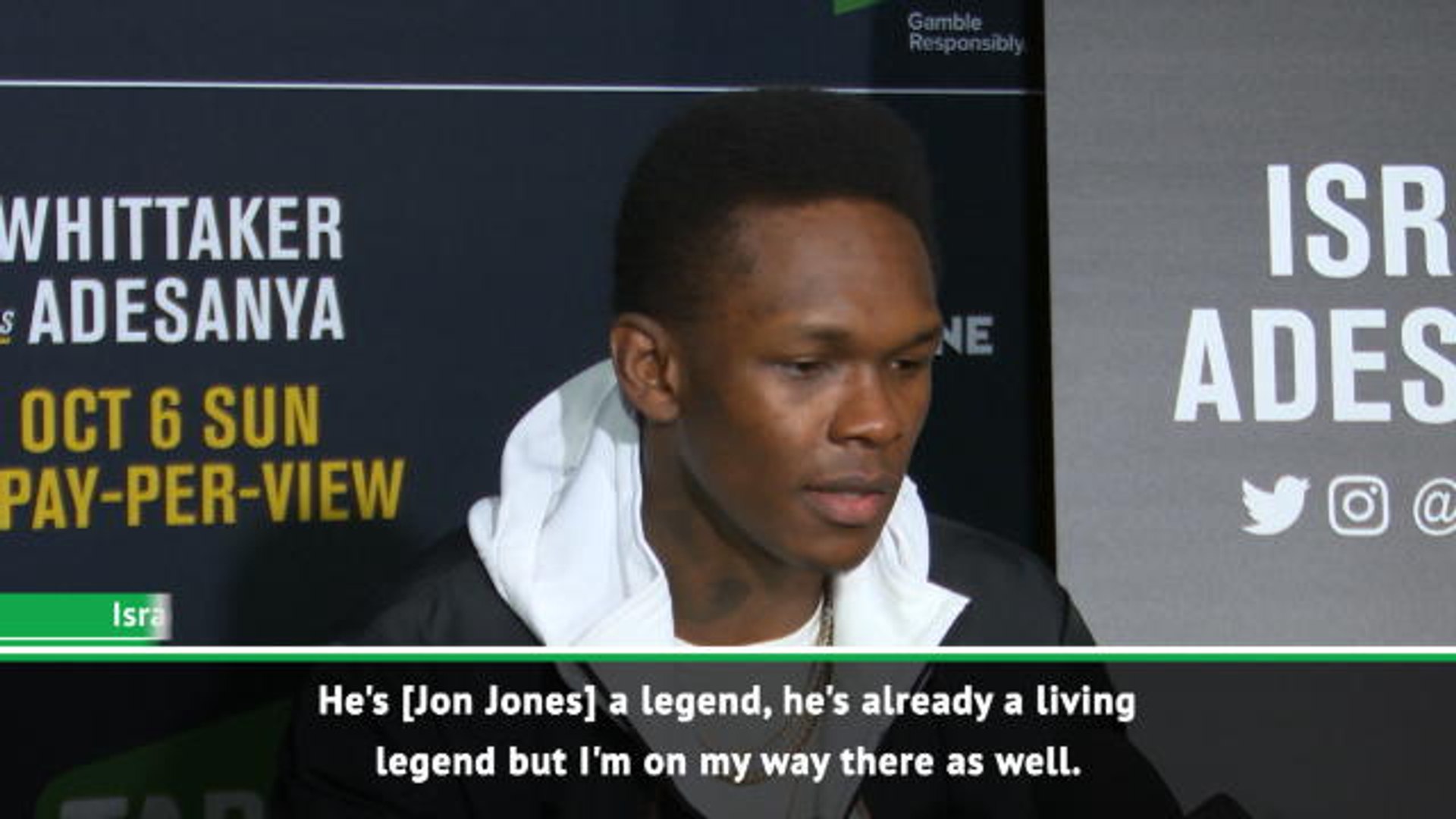 I prepare for my fights with witchcraft Adesanya