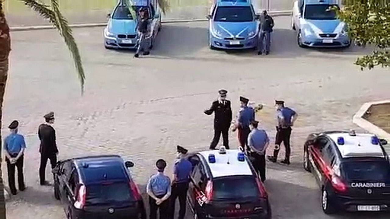 Lamezia Terme - I carabinieri rendono omaggio poliziotti uccisi a Trieste (05.10.19)