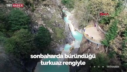 Mavi Göl'de sonbahar güzelliği