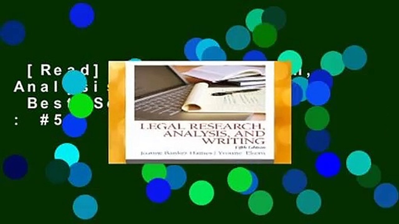 [Read] Legal Research, Analysis, and Writing  Best Sellers Rank : #5