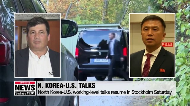 North Korea-U.S. working-level talks resume in Stockholm Saturday