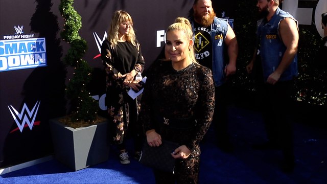 Natalya WWE 20th Anniversary Celebration Event Blue Carpet