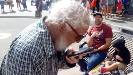 Rich Ferguson Turns Heads With Old Man Prank