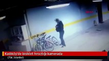 Kadıköy'de bisiklet hırsızlığı kamerada