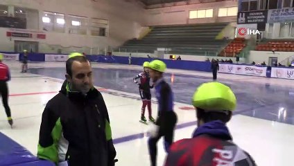 Erzurum’da Short Track Federasyon Kupası heyecanı
