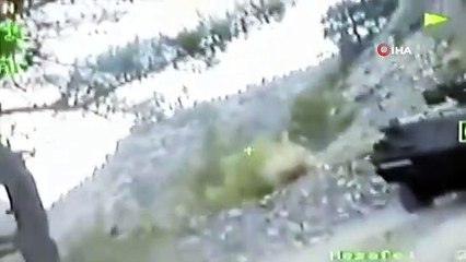 2 askerin şehit olduğu askeri araç kazası kamerada