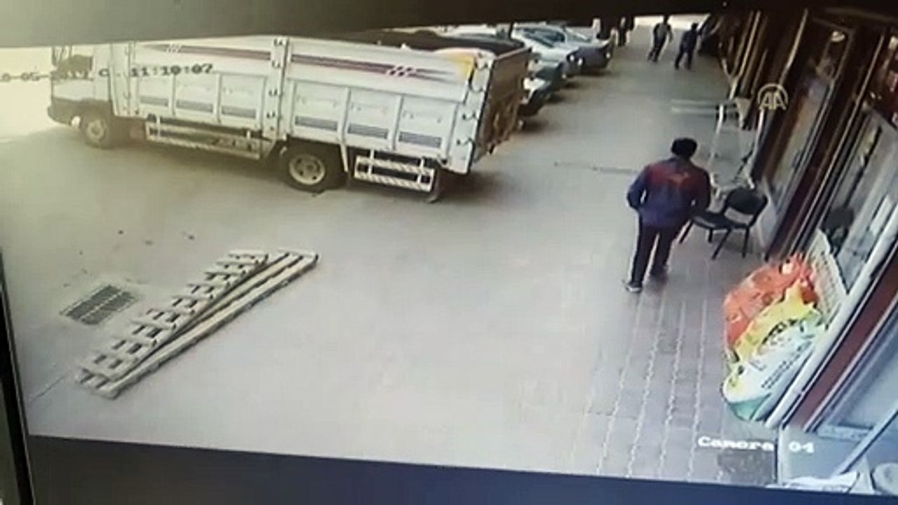 Kaza anı güvenlik kamerasında - KAHRAMANMARAŞ