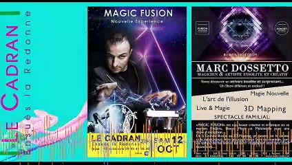 Interview de Marc Dossetto pour "Magic Fusion" le 12 octobre à Ensuès