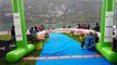 Triathlon au lac d'Aiguebelette : l'arrivée du vainqueur Théo Dupras