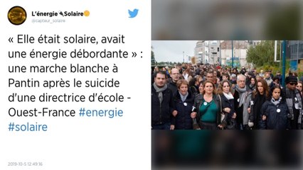 Marche blanche à Pantin après le suicide d'une directrice d'école
