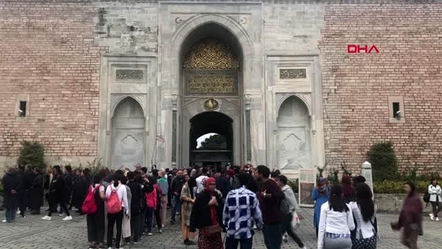 kaşıkçı elması topkapı sarayı'nda sergileniyor