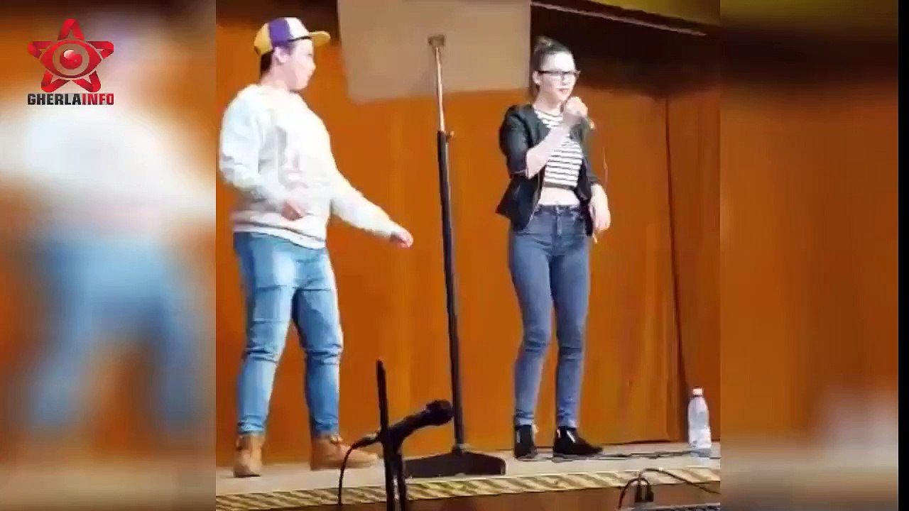 Maria Apahidean & Georgica Fodor - voluntariat cu liceenii din Gherla