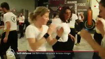 De plus en plus de femmes se mettent au Krav Maga pour neutraliser l'agresseur potentiel en attaquant ses parties intimes, ses yeux ou sa gorge