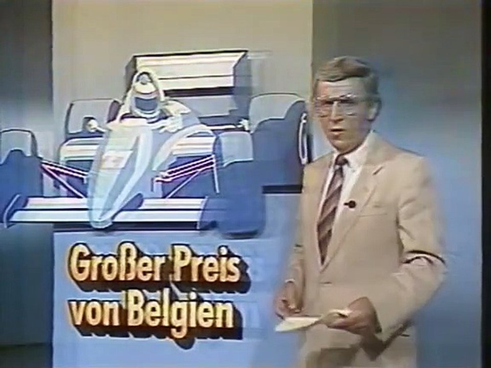 Formel 1 Spa 1985 - Unfall Stefan Bellof  @ ARD