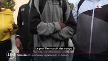 La vidéo choc d'un professeur du lycée de la Tourelle, à Sarcelles dans le Val-d'Oise, agressé à coups de poing par un élève