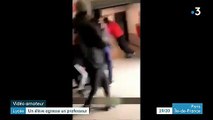 La vidéo choc d'un professeur du lycée de la Tourelle, à Sarcelles dans le Val-d'Oise, agressé à coups de poing par un élève