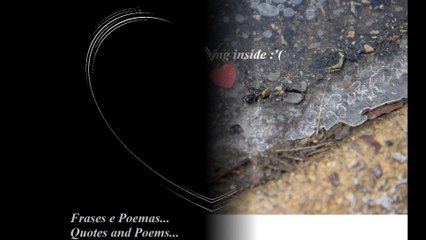 You threw away my heart, after all the love, I'm dying inside... [Quotes and Poems]