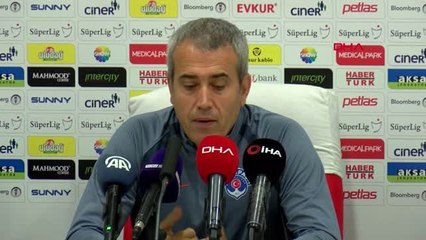 Spor kasımpaşa teknik direktörü kemal özdeş'in açıklamaları