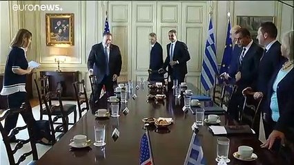 L'Américain Mike Pompeo signe en Grèce un accord de défense