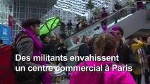Climat: Extinction Rébellion occupe un centre commercial à Paris