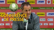Conférence de presse Valenciennes FC - Grenoble Foot 38 (0-2) : Olivier GUEGAN (VAFC) - Philippe  HINSCHBERGER (GF38) - 2019/2020