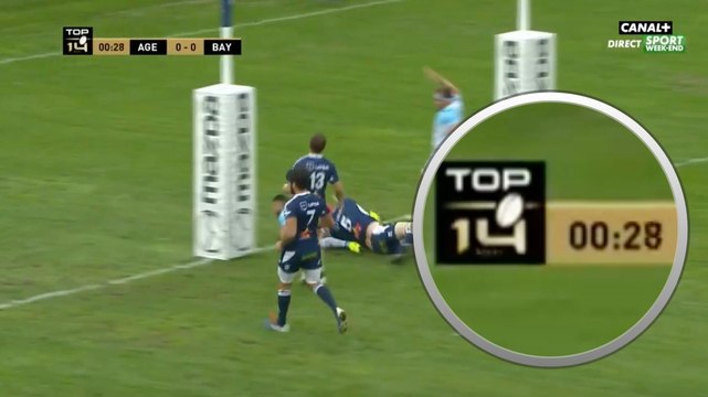 Bayonne inscrit l'essai le plus rapide de la saison