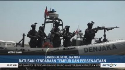 Kemeriahan Parade Alutsista HUT ke-74 TNI di Lanud Halim