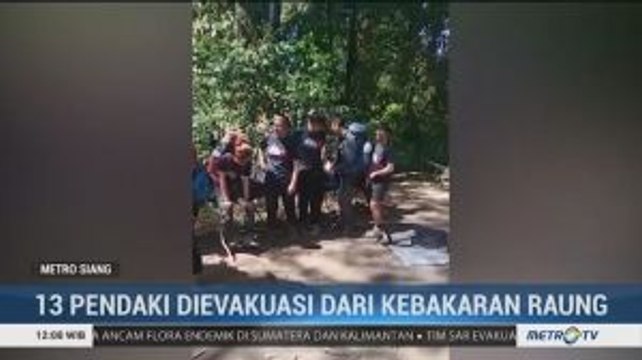 13 Pendaki yang Terjebak di Gunung Raung Berhasil Dievakuasi