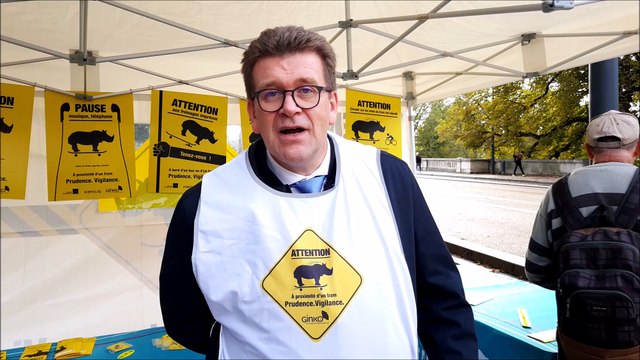 Un tramway pèse 30 rhinocéros : la nouvelle campagne de sensibilisation du réseau Ginko à Besançon