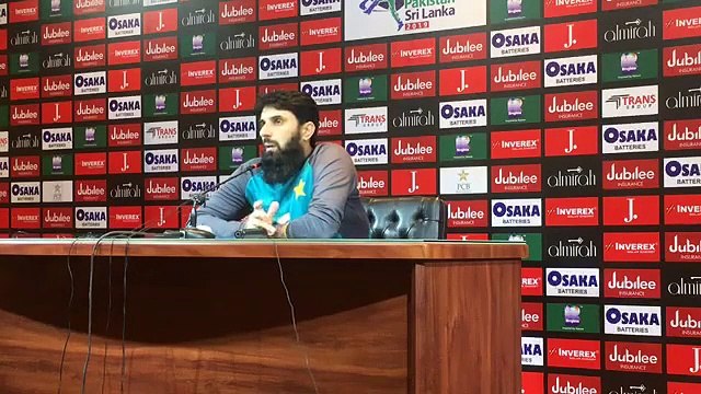 Misbah ul Haq press conference after losing the 2nd T20 against Sri Lanka