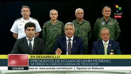 Lenín Moreno: No voy a dar marcha atrás