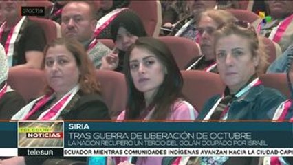 Siria: pueblo conmemora aniversario de la guerra libertadora