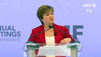 Economía mundial sufre una "desaceleración sincronizada", dice nueva jefa del FMI