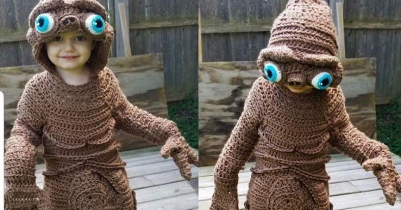 Une maman réalise des costumes d'Halloween impressionnants au crochet