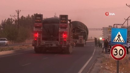 Suriye sınırına zırhlı araçlar sevk ediliyor