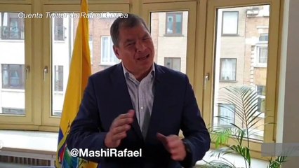Expresidente Correa pide adelantar elecciones en Ecuador ante "grave conmoción social"