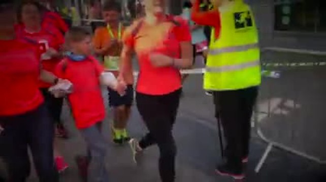 Au semi-marathon de Nivelles, Lysandre a fini la course loin de sa joëlette