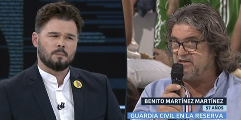 Este guardia civil deja en ridículo al títere de Rufián delante de Ana Pastor e incendia La Sexta