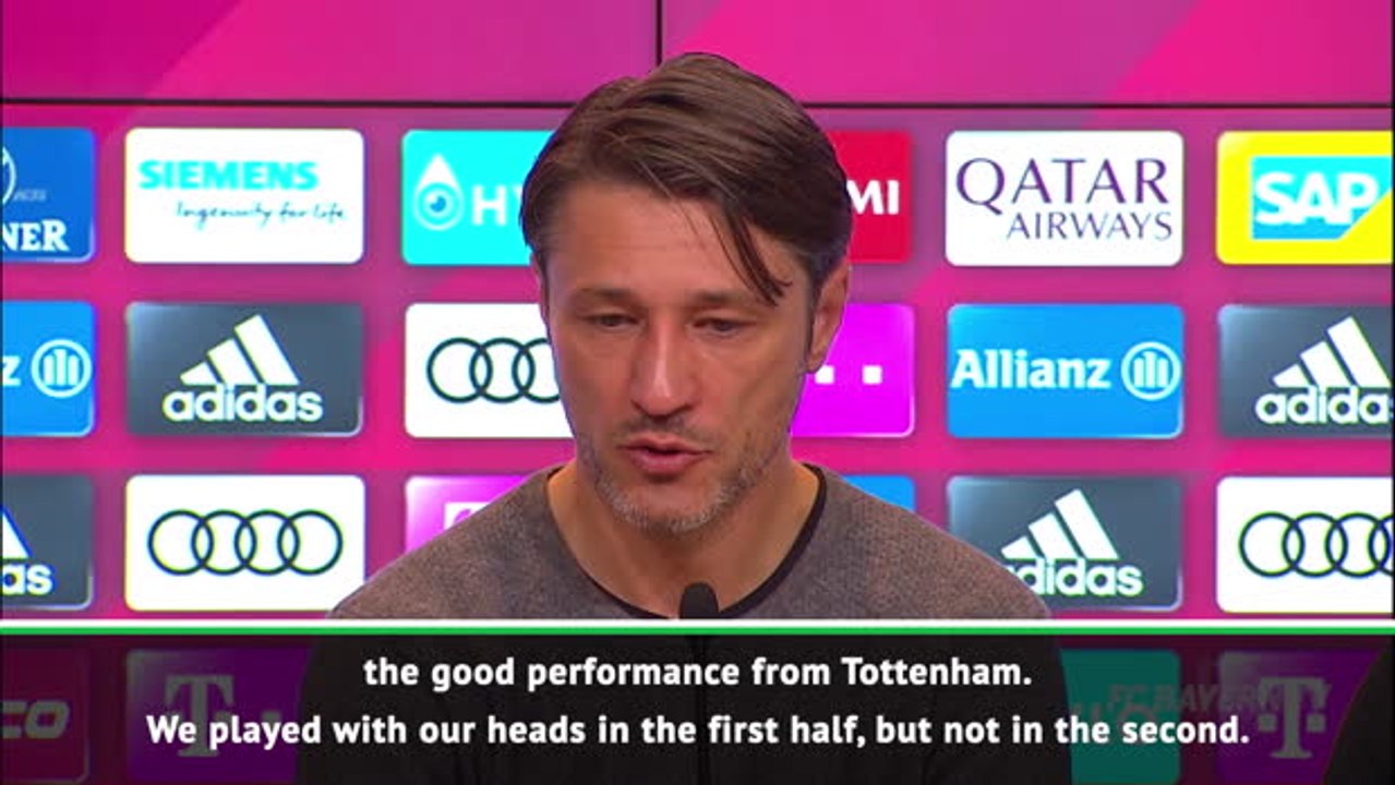 Kovac left "annoyed" with Bayern defeat