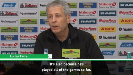 Скачать видео: Favre defends decision not to start Sancho after Dortmund draw