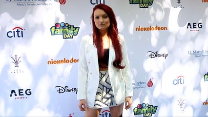 Kendra Erika 10th Annual LA Family Day Blue Carpet