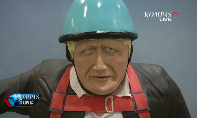 Unik! Kue Ini Berbentuk PM Inggris Boris Johnson